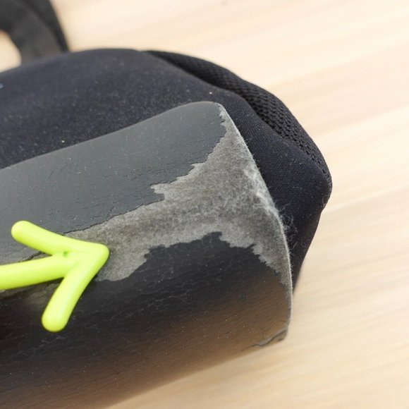 PRADA Bag Women Black Purse Italian Duffel Neoprene Medium Handbag ITALY DEFECTS - Picture 14 of 16